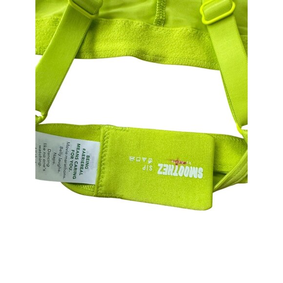 SMOOTHEZ Women's Lime Green Bralette Size Small NEW NWOT - Picture 2 of 6